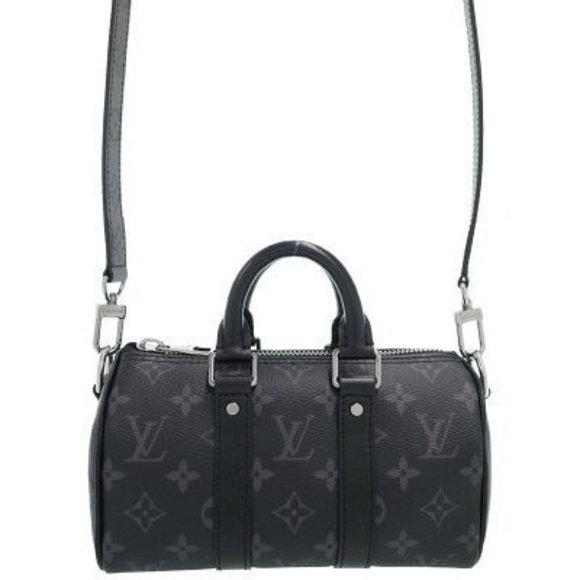 Louis Vuitton Monogram Eclipse Black Reverse Keepall Bag - Picture 1 of 8